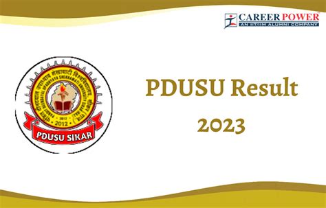 pdusu result 2023 name wise|PDUSU Sikar MA Previous ,Final Year Result 2023 Name Wise.